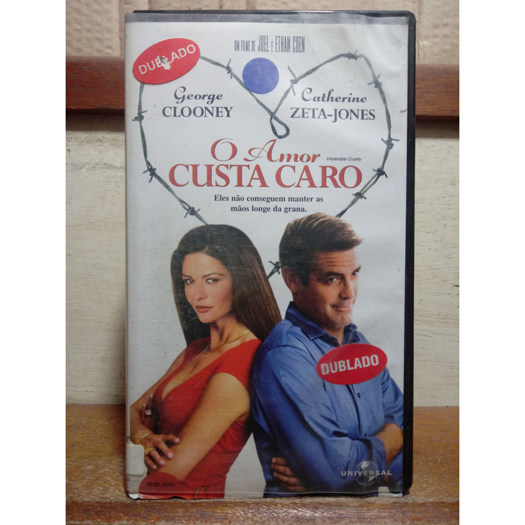 Vhs O Amor Custa Caro - George Clooney - Catherine Zeta Jones