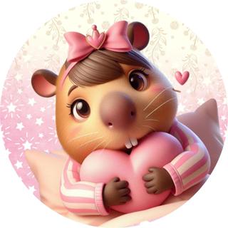 Capa Mini Painel 50x50 Personalizado para Decoração de Festa - CAPIVARA em Oferta na Shopee