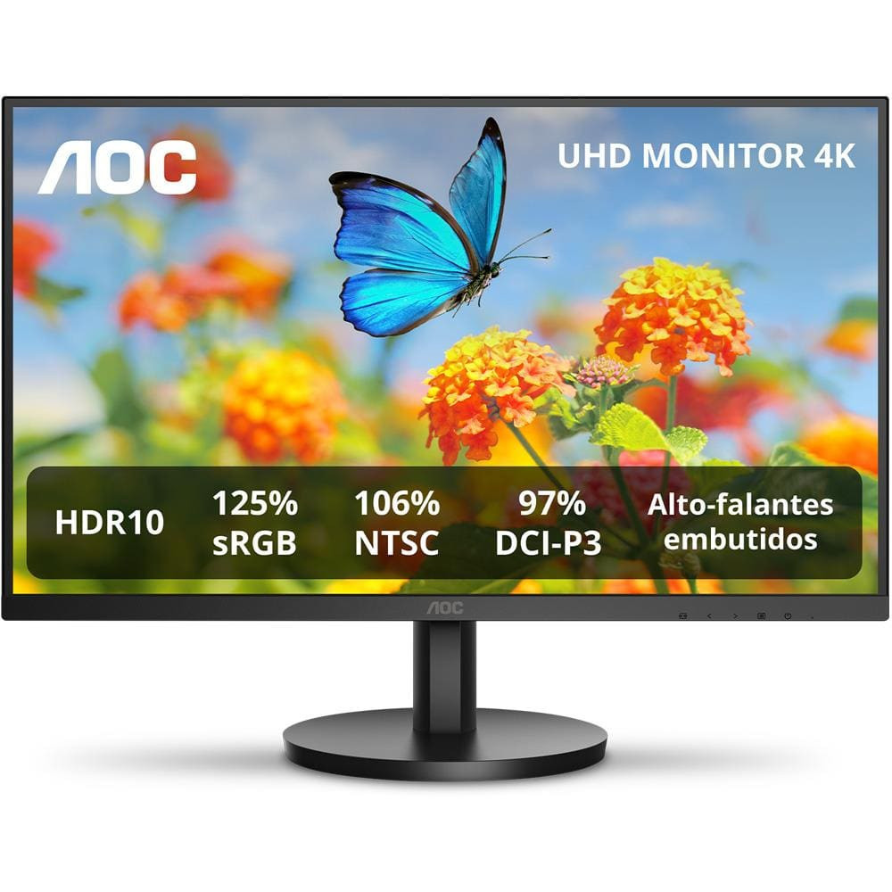 Monitor 27 4K U27b3a/57 Hdr10 Alto Falantes Integrados Bivolt AOC — R$ 1.209,47 em Shopee