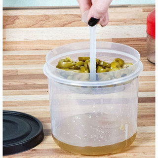 Pote Porta Conserva 1 Litro Com Separador Cores Sortidas em Oferta na Shopee