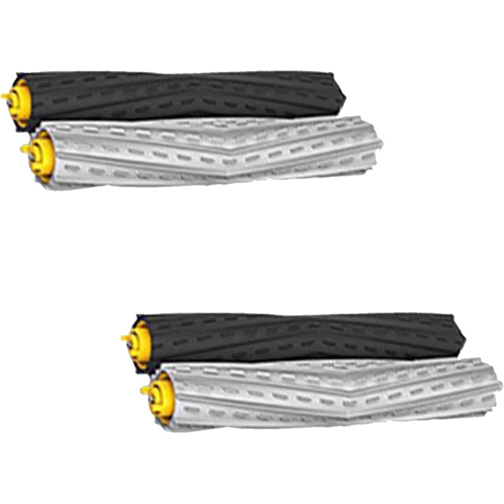 2 Conjuntos de Peças de Substituição de Escova Extratora Compatíveis com iRobot Roomba Série 800 900 805 860 870 880 890