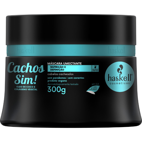 Máscara Umectante Cachos Sim! 300gr Haskell
