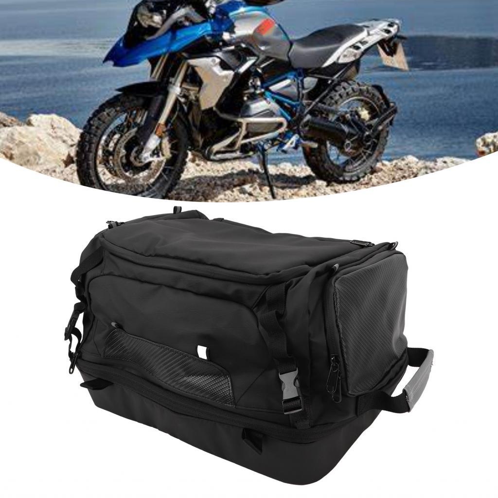 Bolsa de bagagem traseira para motocicleta, expansível de 35 a 42l, grande capacidade de viagem para F850GS F750GS