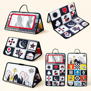 Livro Sensorial Bebê com Espelho Brinquedo Educativo em Oferta na Shopee