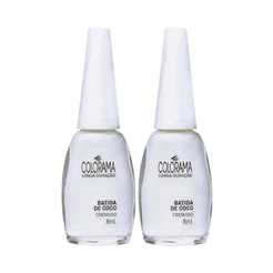 Kit 2 Esmaltes Colorama Cremoso Batida de Coco
