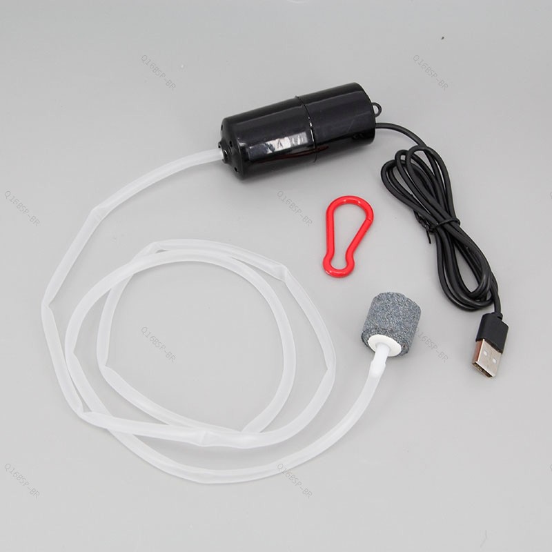 Portátil 5V USB Bomba De Ar Tanque De Peixes Compressor Silencioso Aquário Mini Oxigenador Aerador Acessórios Do BR16B