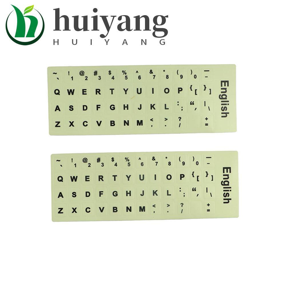 HUIYANG Adesivos Luminosos Para Teclado , Inglês Francês Laptop , PC , Coreano , Japonês , Espanhol , Decalque