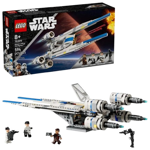 LEGO Star Wars 75399 U-Wing Starfighter Rebelde Original | Nave Espacial | Brinquedo 8+ Anos | LEGO Star Wars