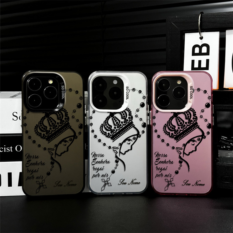 Capinha de celular personalizada Nossa Senhora Aparecida para iPhone 17 16 15 14 13 12 11 pro max 17 Air 15 plus Capa
