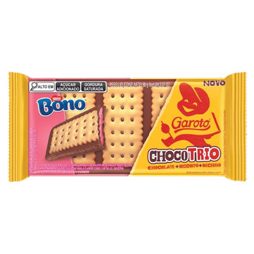 Chocolate Chocotrio Garoto Bono Morango