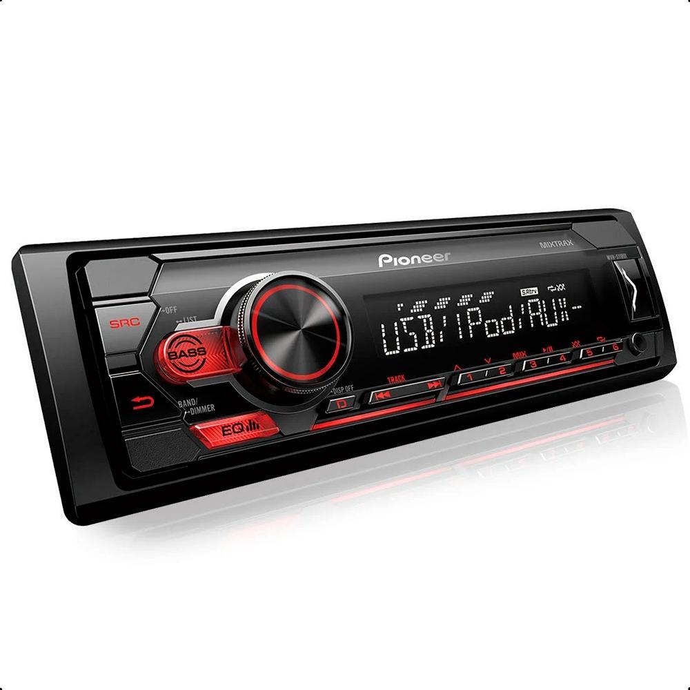 Mídia Receiver Pioneer MVH-S118UI Som Automotivo MIXTRAX em Oferta na Shopee