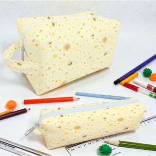Porta Lapis Necessaire Estojo Faculdade Abelha Mel Amarela Case Personalizada Com Alça Multiuso Organizador Viagem em Oferta na Shopee