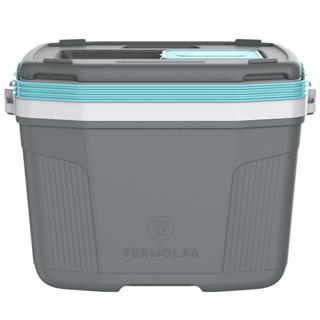 Caixa Térmica 32 Litros Termolar SUV 58542, Cinza e Verde Litoral em Oferta na Shopee
