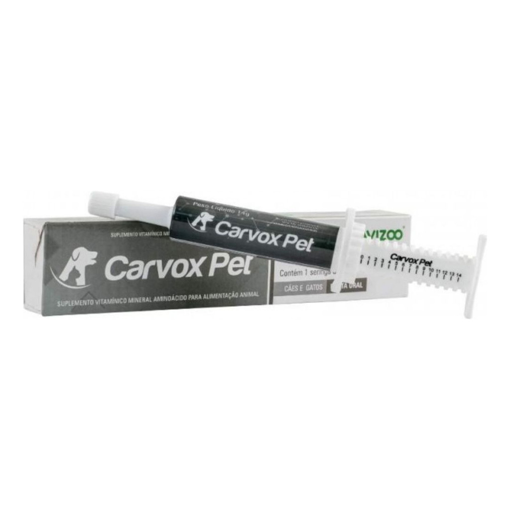 Carvox Pet Lavizoo - Carvão Ativado Em Gel Para Cães E Gatos