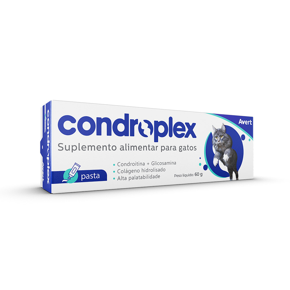 Suplemento em Pasta Condroplex para Gatos 60g Avert