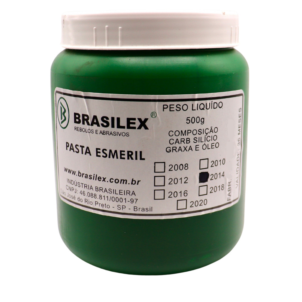 PASTA PARA ESMERILHAR 2014 (GROSSA) - 500GR BRASILEX