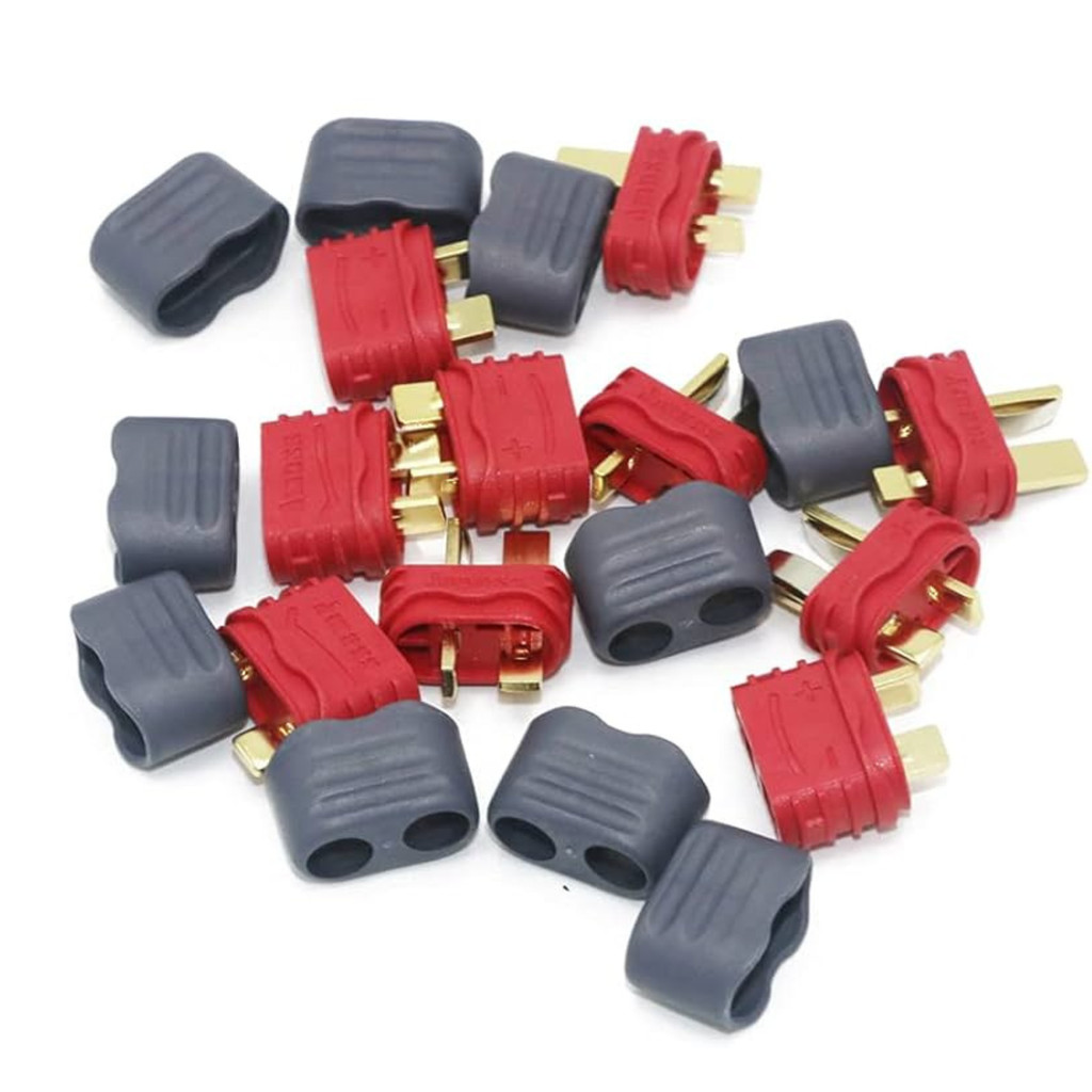 5 Pares de Conector Plug energia T-dean com capa Amass Macho + fêmea Modelismo Projetos eletrônicos