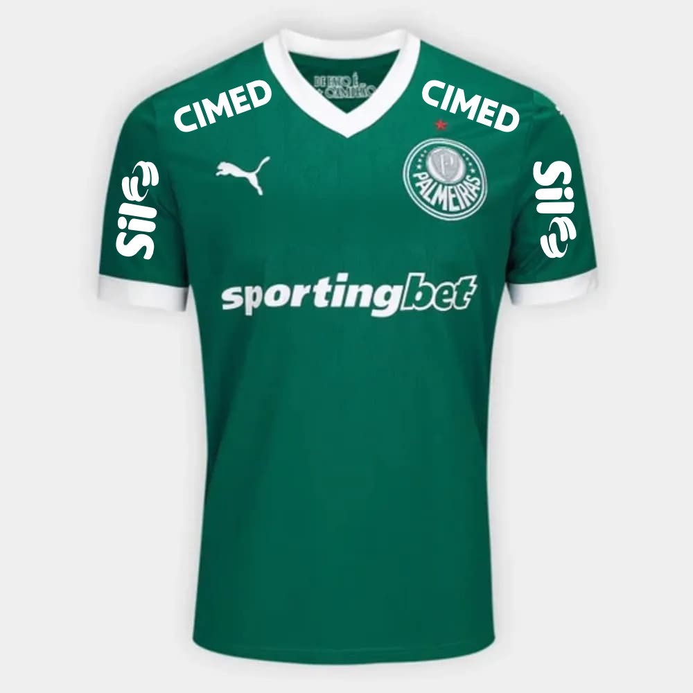 Camisa Palmeiras I Puma 25/26 Torcedor C/Patrocínio Verde