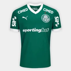 Camisa Palmeiras I Puma 25/26 Torcedor C/Patrocínio Verde