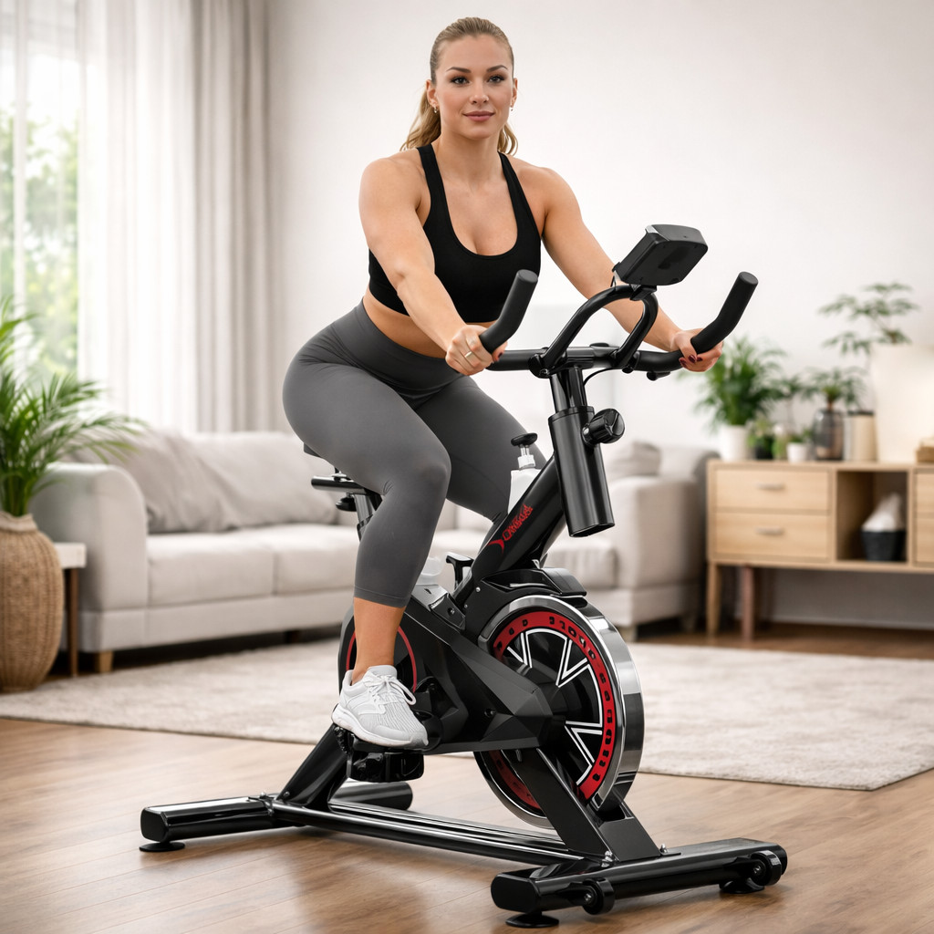 Bicicleta Ergométrica Fitness Com Resistência Ajustável 5kg Correia Silenciosa ON-K500 em Oferta na Shopee