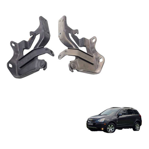 Par Dobradiça Capo Dianteiro Chevrolet Captiva 2011