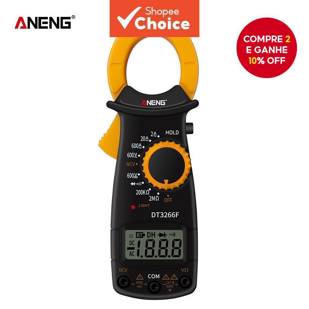 Mesa De Fixação ANENG DT3266F Mini Multímetro Digital Braçadeira Amperímetro Medidor De Elétrica Testador De Resistor De