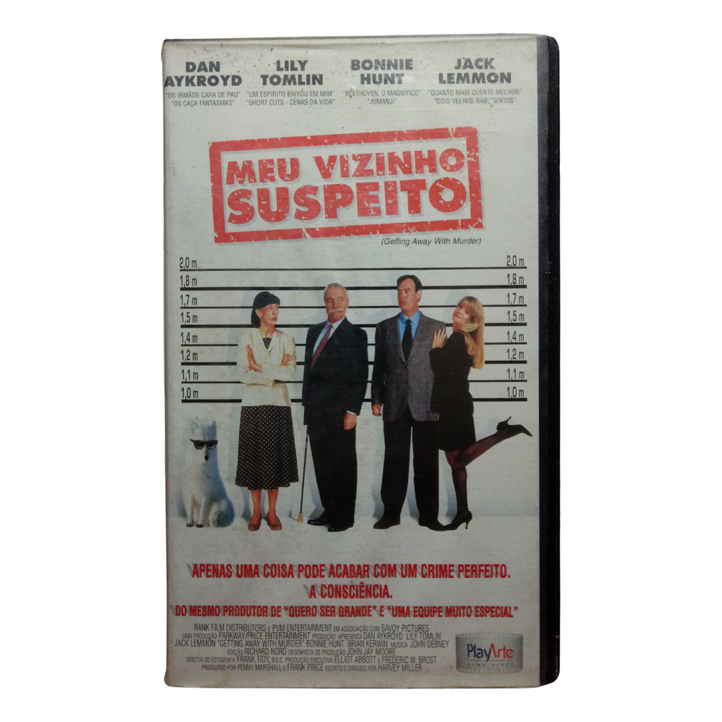 vhs Meu Vizinho Suspeito - Dan Aykroyd - Jack Lemmon