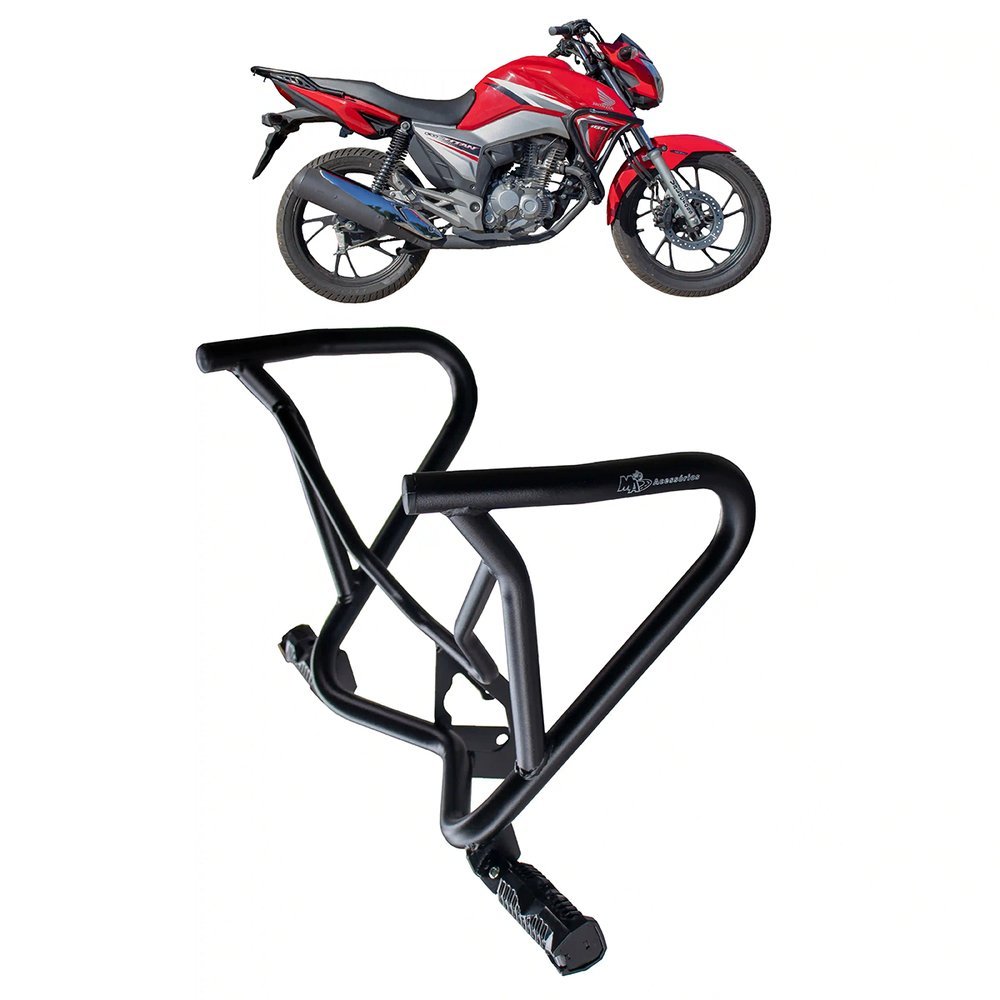 Protetor de Carenagem com Pedaleiras CG Titan Fan 160 2015-2024 MA