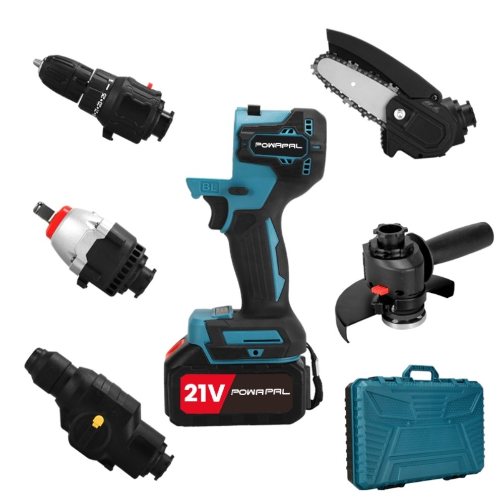 Kit Ferramentas 5 Em 1 A Bateria - Com Maleta - Powapal em Oferta na Shopee