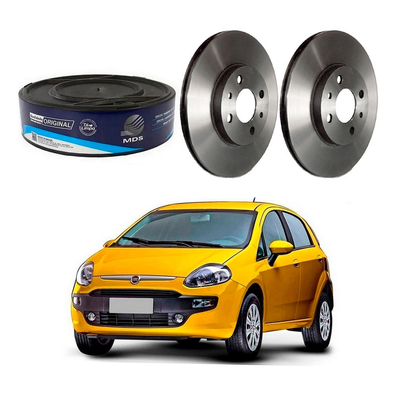 Disco Freio Dianteiro Fiat Punto 1.4 1.6 1.8 2013 A 2017
