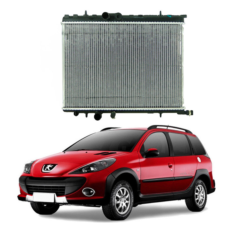 Radiador Agua Mtf 207 Sw Escapade 1.6 2008 A 2012