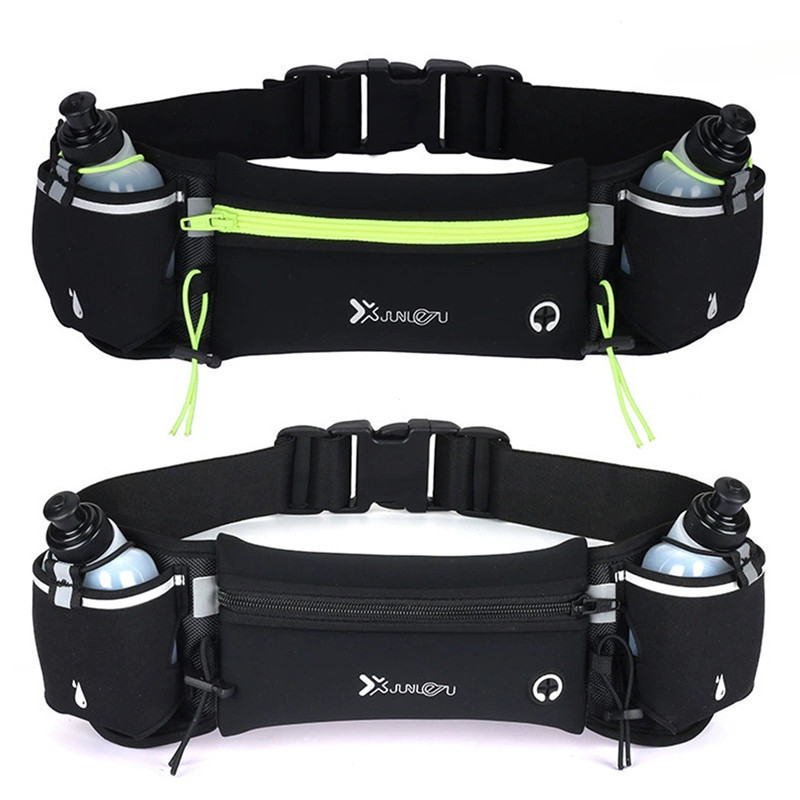 Cinto De Corrida De Hidratação XYY , Bolsa De Cintura De Nylon Para Reflexiva Esportiva Ajustável Maratona , Caminhada ,