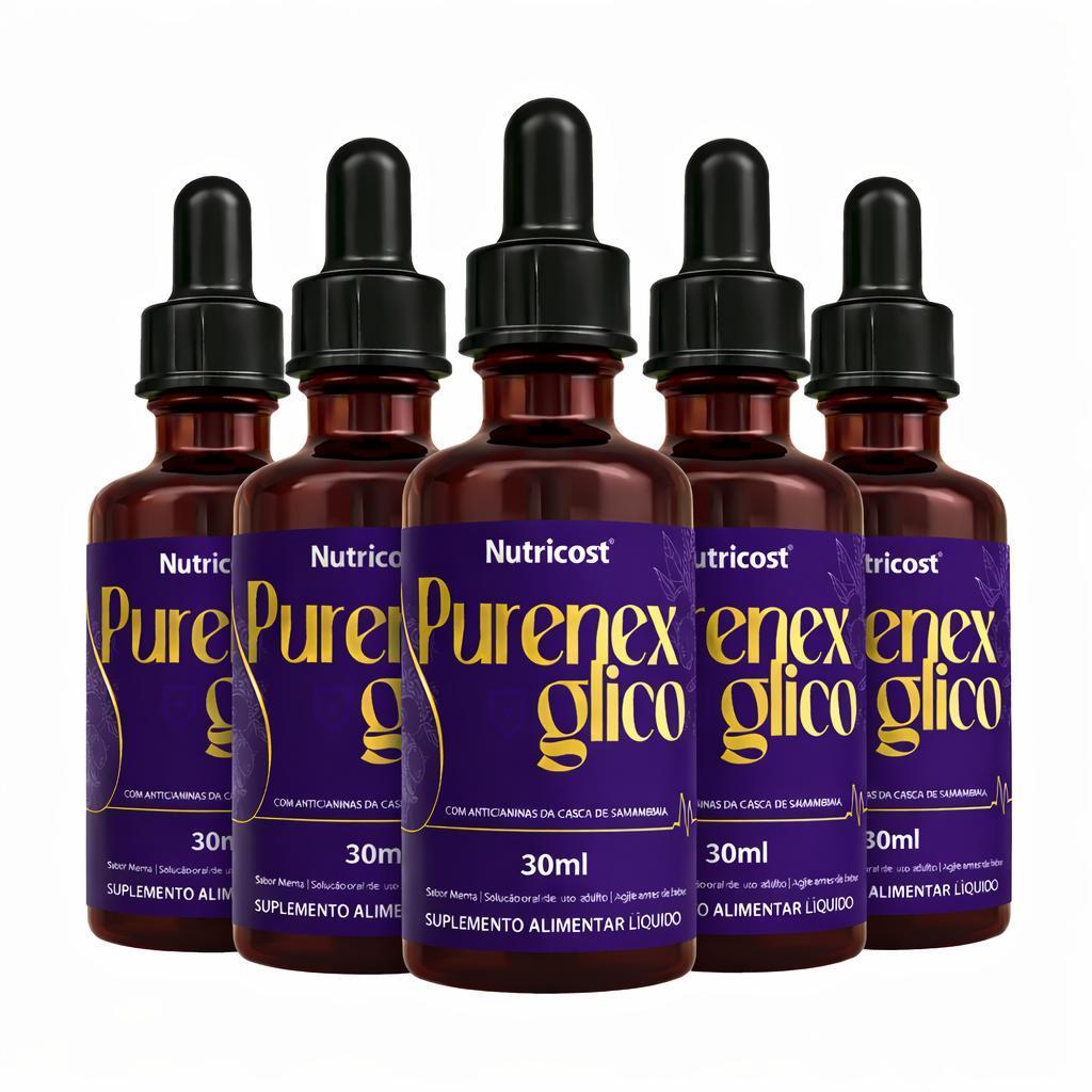 5 Purenex Glico 30 ml Suplemento Uso diário em Oferta na Shopee