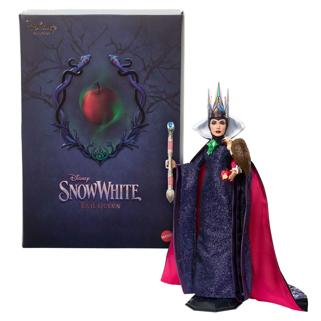 Boneca Rainha Má - Filme Branca de Neve 2025 - Disney Collector - Princesas Disney - Mattel