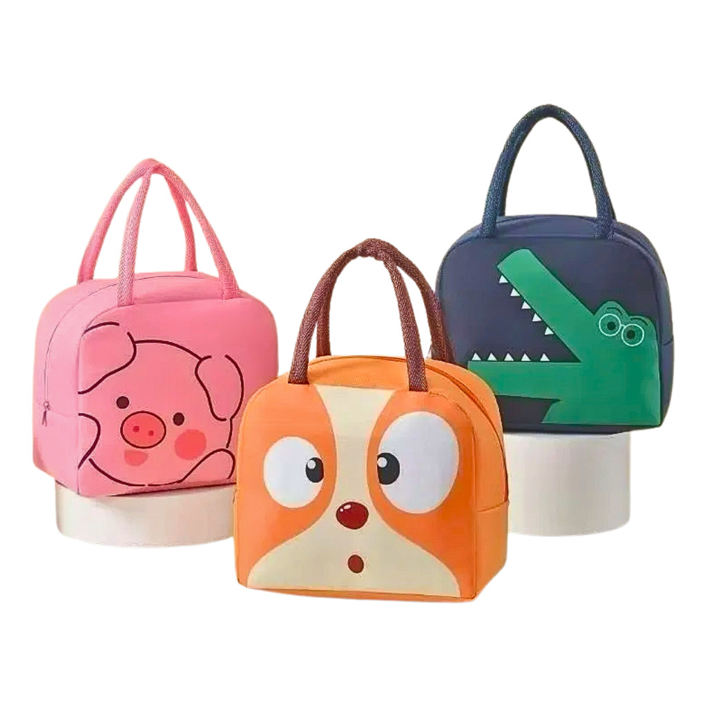Bolsa Térmica Lancheira Com Alça Estampas De Animais