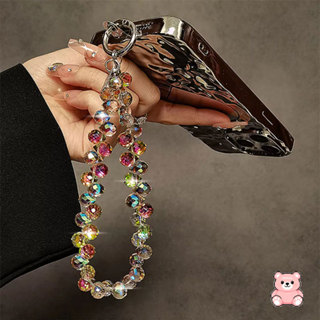 Cordão De Celular Pulseira Ajustável Com Contas À Mão Pingente Anti-Perda Sparkle Bracelet Multifuncional Decorada SL009 em Oferta na Shopee