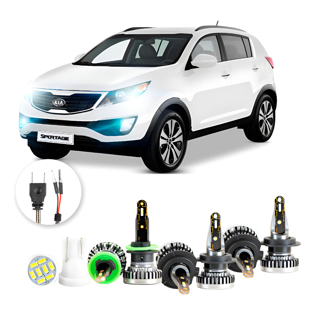 Kit Ultra Led Nano Kia Sportage 2011-2016 H7 H7 H27 30000lm