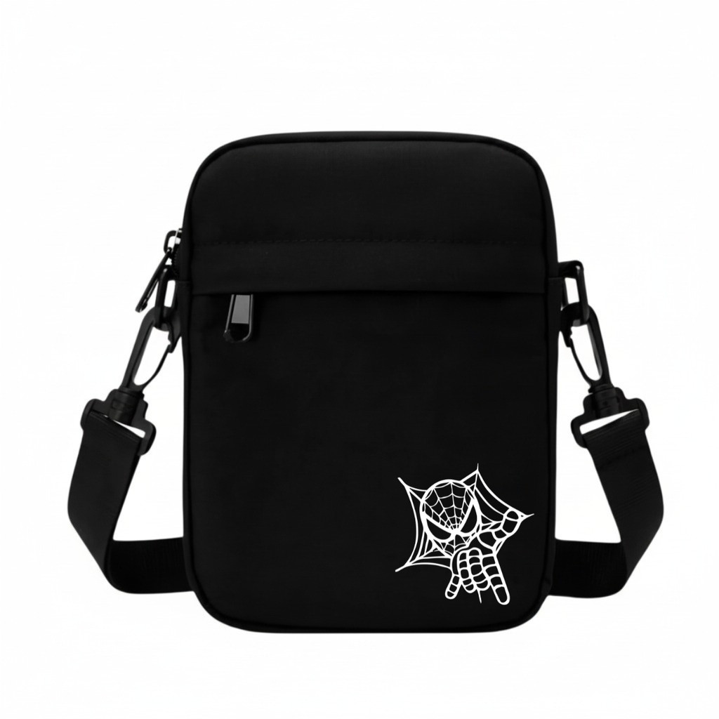 Bolsa Aranha Desenho Transversal Shoulder Spider-Man Bag Tiracolo Mini Presente