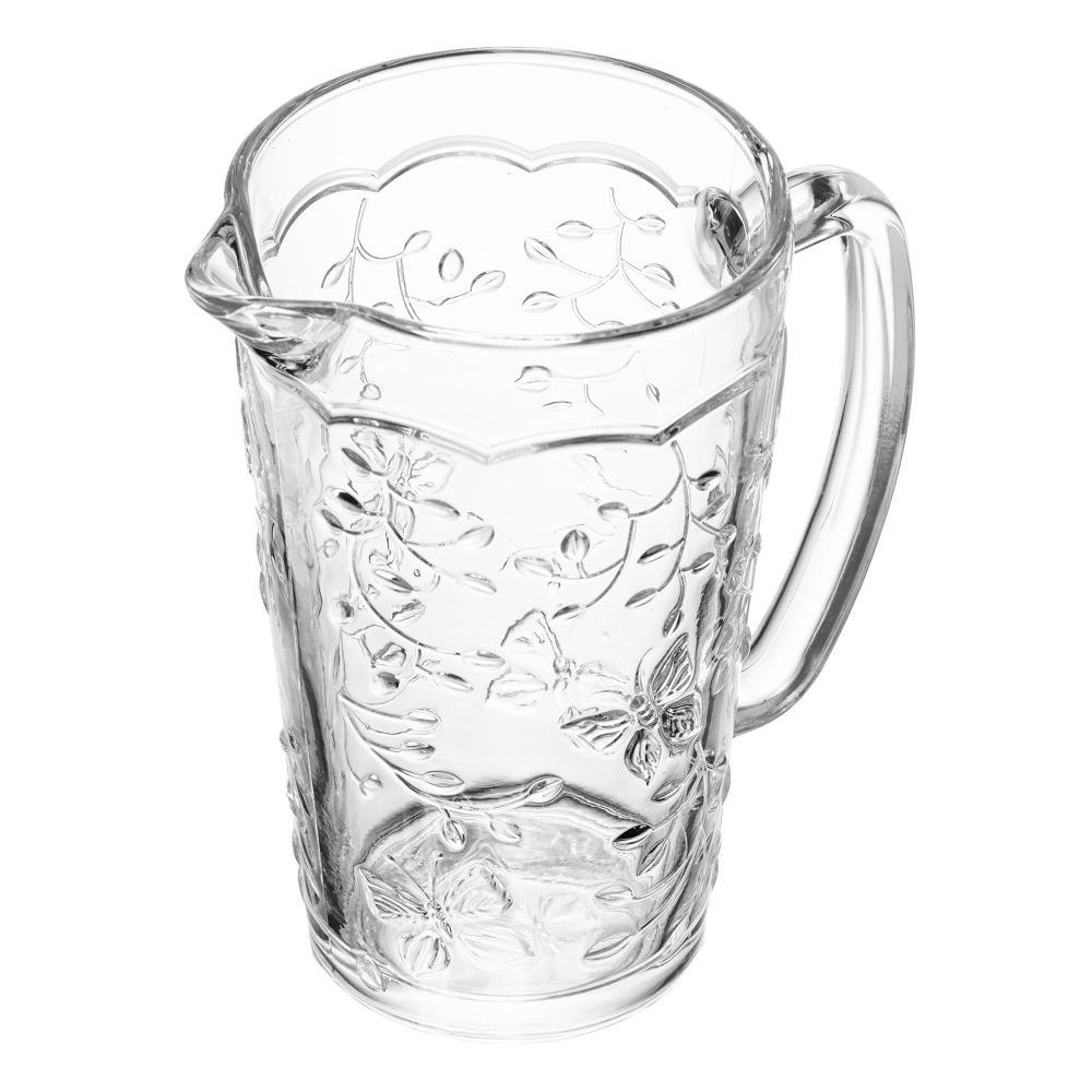 Jarra Mini 750ml New Butterfly Cristal Ecológico Lyor para Sucos Bebidas Mesa Posta Servir Design Elegante Delicado Casa