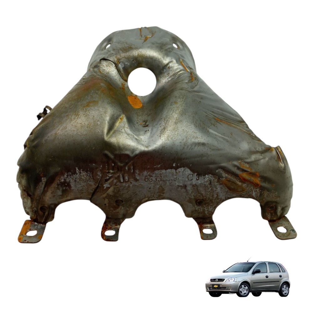 Defletor Protetor Calor Coletor Escape Chevrolet Corsa 2009