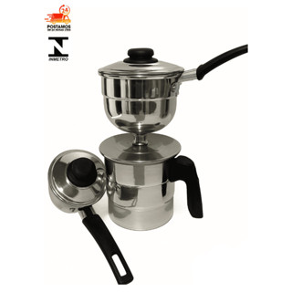 Cuscuzeiro a Vapor em Alumínio Polido – 2 Cumbucas em Oferta na Shopee