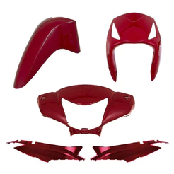 Kit Carenagem 4 Peças Cromo Forte Biz 125 Ks/es 2006 2007 2008 2009 2010