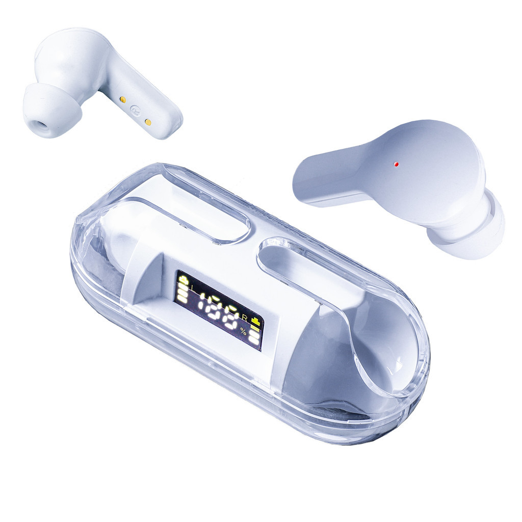 Fone De Ouvido Bluetooth Sem Fio In-Ear Wireless TWS Touch 4 Cargas Com Sinalização LED