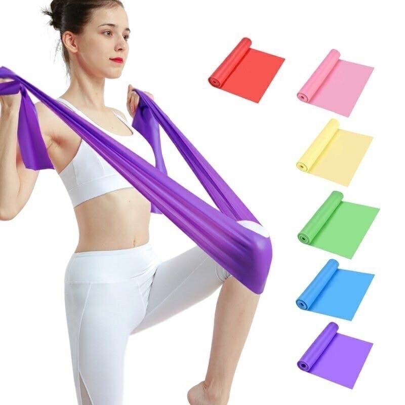 Elastico Thera Band Fisioterapia Treino Funcional Faixa Elastica Academia Pilates Alongamento Corpo Lado