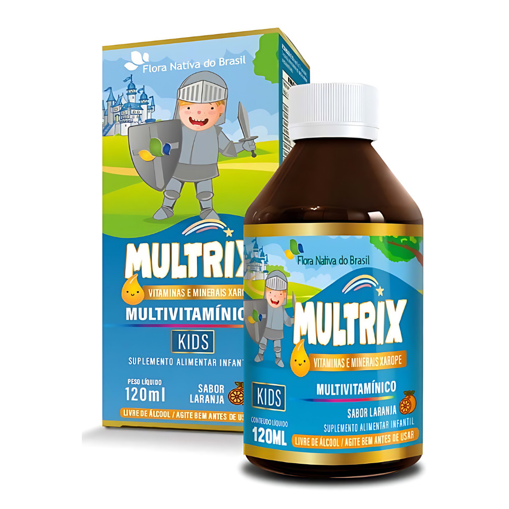 Multrix Xarope Infantil A - Z 120ml (Sabor Laranja) KIDS