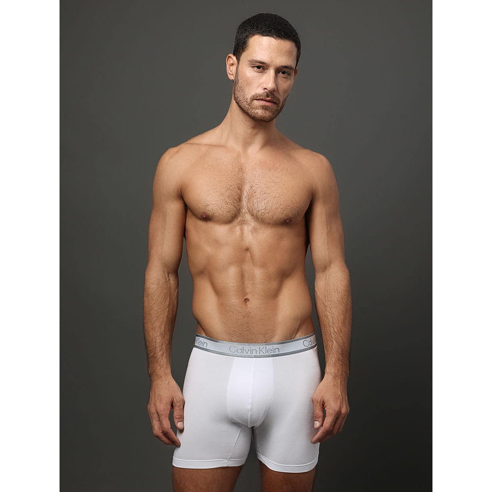 Cueca Boxer Modal Tonal Calvin Klein Underwear - Branco