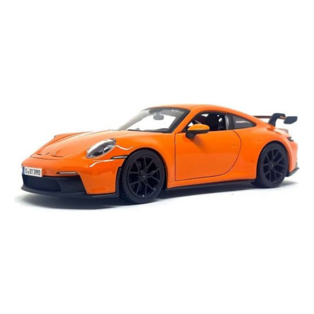 Miniatura Carro Porsche 911 Gt3 1/24 Laranja Bburago Bburago