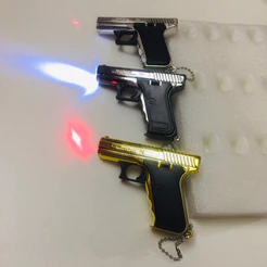 Chaveiro Arminha Laser com Lanterna Apito laser 3 em 1