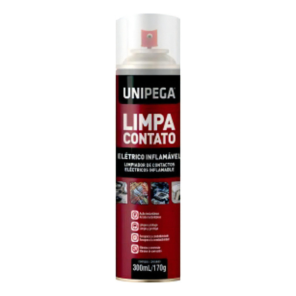 Limpa Contato Unipega p/ Eletrônicos e Elétricos 300ml Spray