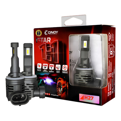 Kit Lâmpada Led Cinoy Star Com Par H27 6000k H27 Branco Branco-frio em Oferta na Shopee